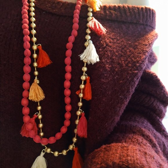 Chico Colorful bohemian tassel and beads necklace - Picture 4 of 4